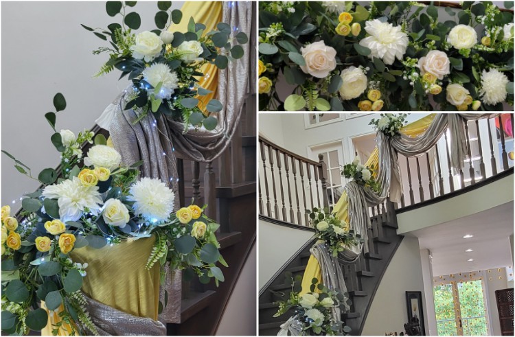 Event Decor by Emma Swags & Railing Drapes